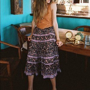 Arnhem Bloom Blouse and Skirt Set in Nightshade